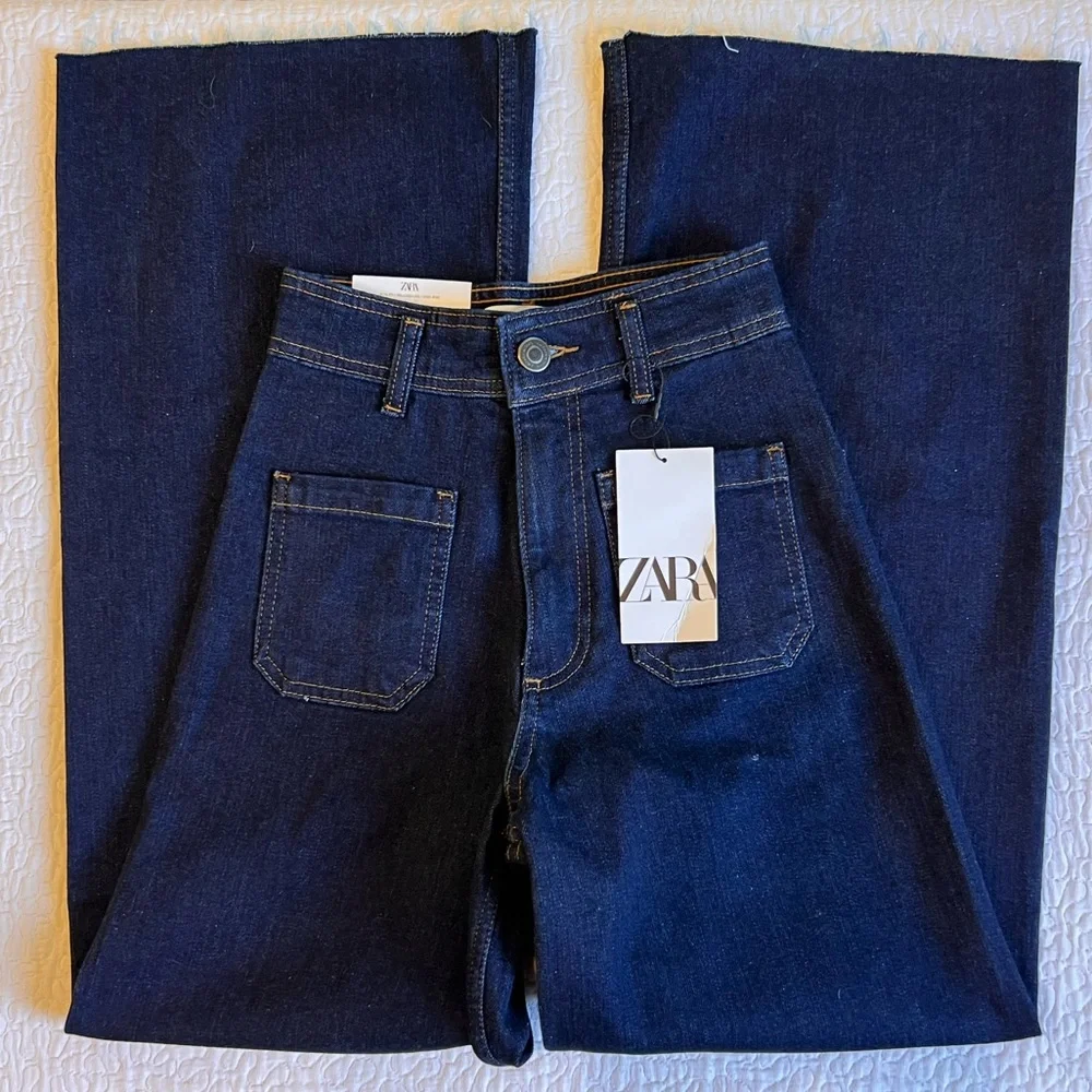 NWT Zara slim fit marine denim - Picture 2 of 9